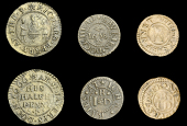 17th Century Tokens, SOUTHWARK, St Saviour’s Dock, John Bates, Farthing, 1658, 1.19g/6h (E 876; N 5055; BW. 364);...