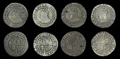 Elizabeth I (1558-1603), Fourth issue, Sixpences (4), all 1572/2 inverted, mm. ermine, bust 4B, read elizabeth d g...