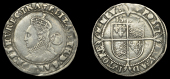 Elizabeth I (1558-1603), Fourth issue, Sixpence, 1573, mm. acorn (over ermine on rev.), bust 5A, reads elizabeth d g...
