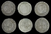 Elizabeth I (1558-1603), Fourth issue, Sixpences (3), all 1573, mm. eglantine (over acorn on rev.), bust 5A, large...