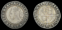 Elizabeth I (1558-1603), Fourth issue, Sixpence, 1575/4, mm. eglantine, bust 5A, reads elizabeth d g ang fr et hi...