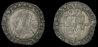 Elizabeth I (1558-1603), Fourth issue, Sixpence, 1576, mm. eglantine, bust 5A, reads elizabeth d g ang fr et hi...