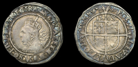 Elizabeth I (1558-1603), Third issue, Sixpence, 1568, mm. coronet, bust 4B, reads elizabeth d g ang fr et hi regina,...