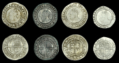 Elizabeth I (1558-1603), Third issue, Sixpences (4), all 1569, mm. coronet, bust 4B, read elizabeth d g ang fr et hi...