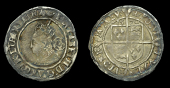 Elizabeth I (1558-1603), Third issue, Sixpence, 1570, mm. coronet, bust 4B, reads elizabeth d g ang fr et hi regina,...