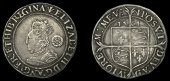 Elizabeth I (1558-1603), Third issue, Sixpence, 1561, mm. pheon, bust 3D, large flan, plain rose, large shield,...