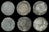 Elizabeth I (1558-1603), Third issue, Sixpences (3), all 1564/2, mm. pheon, bust 3E, normal flan, Tudor rose, read...