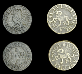 17th Century Tokens, LONDON (City), Bow Lane, John Wolrich, Farthing, 1652, 0.91g/6h (N 6680; BW. 385); uncertain...