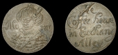 17th Century Tokens, LONDON (City), Exchange Alley, Morat’s Coffee House [Walter Elford], Halfpenny, 2.42g/3h (N...