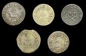 17th Century Tokens, LONDON (City), Green Yard [Leadenhall Market], Humphrey Eedes, Halfpenny, 1.39g/3h (N 7037; BW....