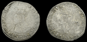 Elizabeth I (1558-1603), Irish Issues, First issue, Shilling, mm. rose, bust 1A, reads elizabeth d g ang fran z hib...