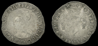 Elizabeth I (1558-1603), Irish Issues, First issue, Shilling, mm. rose, bust 1B, reads elizabeth d g ang fra z hib...