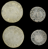 17th Century Tokens, LONDON (City), New Fish Street, Will Newman, Halfpenny, 1.52g/12h (N 7371; BW. 2014); New Fleet...