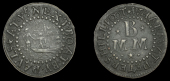 17th Century Tokens, LONDON (City), Paul’s Wharf, M.M.B. at ye next boat, Halfpenny, 2.25g/12h (N 7467 rev.,...
