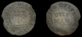 17th Century Tokens, LONDON (City), Queenhithe [Upper Thames Street], George Wollaston, Farthing, 0.61g/12h (N –;...