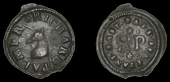 17th Century Tokens, LONDON (City), St Dunstan in the East [The Tower], Richard Palmer, lead Farthing, 2.63g/12h (N...