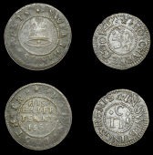 17th Century Tokens, LONDON (City), Sweeting’s Rents [Cornhill], John Booth, Halfpenny, 1666, 2.41g/12h (N –; D...