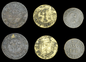 17th Century Tokens, LONDON (City), Trinity Lane [Bread Street], Thomas Clayton, Halfpenny, 1668, 1.60g/9h (N 7777;...