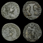 Roman Provincial Coinage, MOESIA INFERIOR, Marcianopolis, Septimius Severus, Æ 27, laureate and draped bust right,...