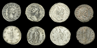 Roman Imperial Coinage, Postumus, Antoninianii (2), both Cologne, radiate and cuirassed bust right, rev. Sol walking...