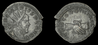 Roman Imperial Coinage, Marius, Antoninianus, Cologne, 268, radiate and cuirassed bust right, rev. clasped hands,...