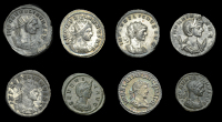 Roman Imperial Coinage, Aurelian, Æ Denarius, Rome, diademed and cuirassed bust right, rev. Victory advancing left,...