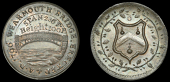 18th Century Tokens, Co DURHAM, Sunderland, Rowland Burdon, Prattent’s Halfpenny, 1796, from the same obv. die as...