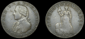 18th Century Tokens, USA, Kempson’s mule Halfpenny, bust of John Howard left, rev. liberty & commerce, female with...