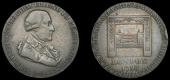 18th Century Tokens, LONDON, Bishopsgate, John Clark and Samuel Harris, Halfpenny, 1795, bust of George Washington...