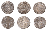 Edward I (1272-1307), New coinage, Pennies (3), all London, class 1c (2), reads angl:, pellet after dns, mixed ns on...