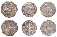Edward I (1272-1307), New coinage, Pennies (3), all London, class 1c (2), reversed ns both sides, 1.35g/3h, reads...