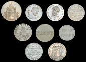 18th Century Tokens, LONDON, Long Acre, Basil Burchell, Halfpence or medalets (3), 8.28g/6h (DH 272), 9.61g/12h,...