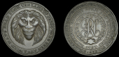 18th Century Tokens, LONDON, Old Cavendish Street, Richard Summers, Halfpenny, 1797, head of a wild man full facing,...