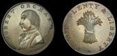 18th Century Tokens, LONDON, Soho, Robert Orchard, Skidmore’s mule Halfpenny, bust left by Jacobs, rev....