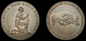 18th Century Tokens, Unlocalised issues, Lutwyche’s Anti-Slavery Halfpenny, from the same obv. die as previous,...