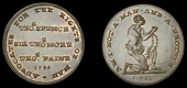 18th Century Tokens, Unlocalised issues, Spence’s mule Farthing, legend, rev. slave, edge plain, 3.19g/6h (DH...