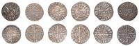 Edward I (1272-1307), New coinage, Pennies (6), all London, class 4b (3), 1.37g/2h, 1.37g/12h, 1.35g/12h (SCBI North...