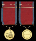 The Field Officer’s Gold Medal awarded to Major Hector Maclaine, 57th Foot, for the battle of Nivelle, at which...