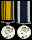 Pair: Shipwright A. Chapman, Royal Navy

South Africa 1877-79, no clasp (”Himalaya” A. Chapman. Shipwt....