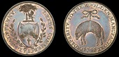 18th Century Tokens, YORKSHIRE, Leeds, Samuel Birchall, Halfpenny, 1795, arms, rev. fleece, edge payable in anglesey...