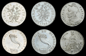 18th Century Tokens, AYRSHIRE, Ayr, William Fullarton, Milton’s Halfpenny, 1797, struck in collar, 12.01g/12h...