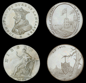 18th Century Tokens, Co WEXFORD, Enniscorthy, Robert Woodcock, Halfpenny, 1800, 7.83g/6h (DH 2, bronzed); Co...