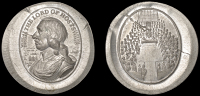 XVIII: Cast Copies, Restrikes and Electrotypes of Medals, Battle of Dunbar, 1650, a large white metal restrike...