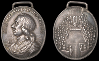 XVIII: Cast Copies, Restrikes and Electrotypes of Medals, Battle of Dunbar, 1650, a large silver restrike medal,...