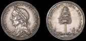 XV: Dutch and French Medals, Death of Oliver Cromwell, 1658, a small struck silver medal, late 17th century (?),...
