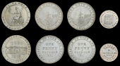 19th Century Tokens, Co DURHAM, Gateshead, John Harrop, Farthing, 1814, 3.35g/6h (W 742); Kibblesworth, Harrison,...