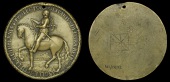 XIV: Seals by Simon, Court of the Upper Bench (or Court of Common Pleas) of Ireland, 1655, a cast bronze or brass...