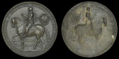 XIV: Seals by Simon, Great Seal of Richard Cromwell, 1659, a cast bronze uniface Counterseal (reverse), Oliver...