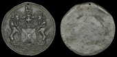 XIV: Seals by Simon, Great Seal of Scotland, 1656, a uniface lead Seal (obverse), shield with St Andrew’s cross,...
