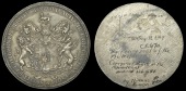 XIV: Seals by Simon, Oliver Cromwell’s Privy Seal as Protector, February 1654, a uniface steel electrotype copy of...